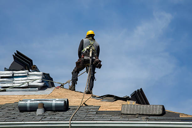 Professional Metal Roofing technician working in Laotto, IN